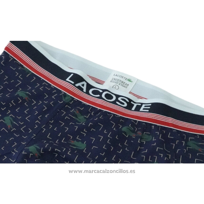Boxer Lacoste Hombre Prints Colors Violeta Verde